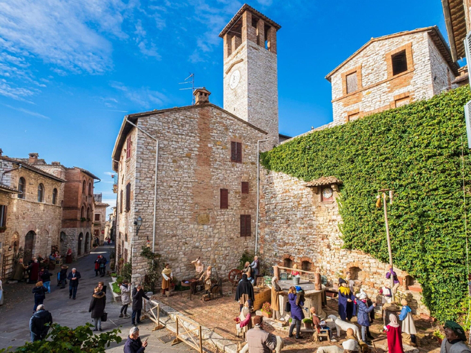 View from property 4, Charming Family Retreat in Umbria, Perugia