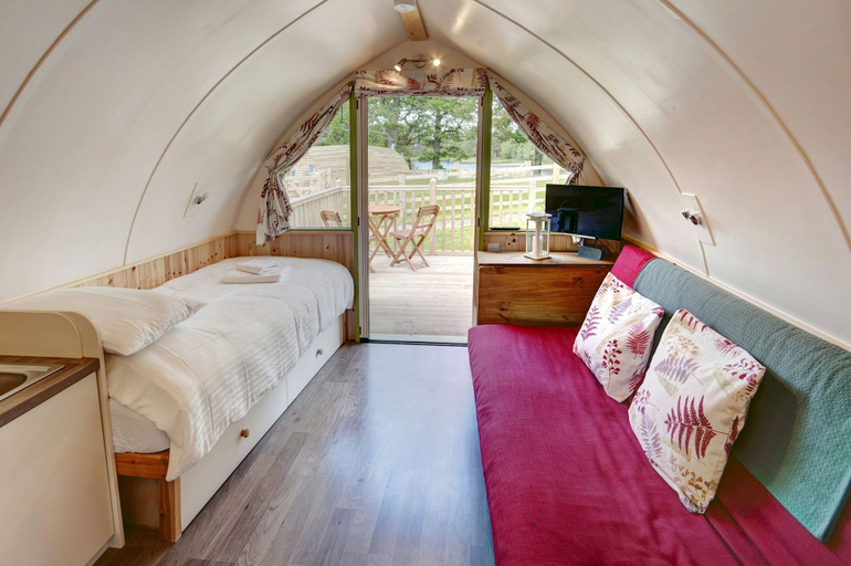 Living room 4, Mobility-friendly Cabin in Hexham, Northumberland