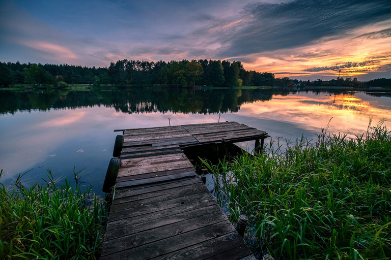 View from property 4, Lakeside Holiday Home With Private Garden, Wejherowo