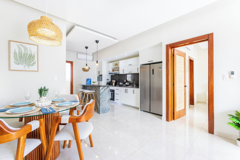 Living area 2, Stylish 1BR Apartment – Pool Access, Close to Beach, Salvaleon de Higuey