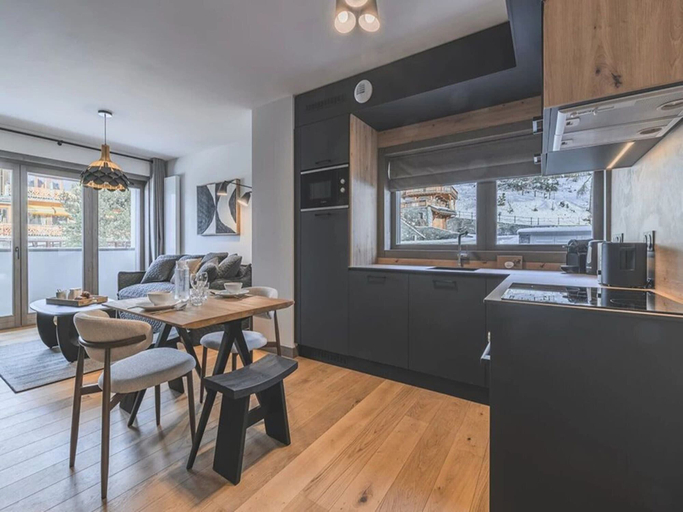 Private kitchen 5, Apartment in Peisey-vallandry for 10, Savoie