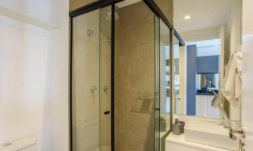 Bathroom 3, VNU - Apartamentos próximos de atrações em SP, São Paulo