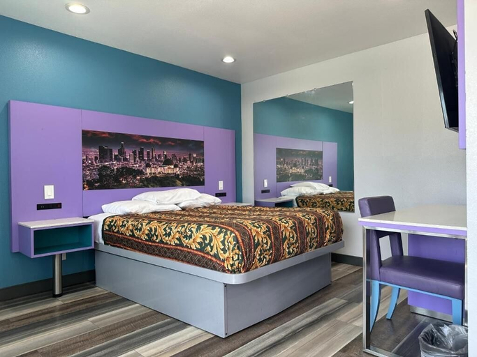 Bedroom 4, Fountain Inn Motel - Alhambra, Los Angeles, Los Angeles