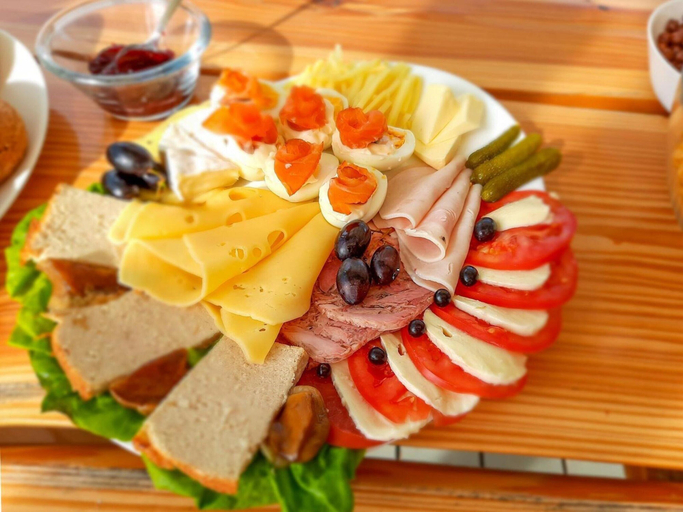 Breakfast meal, Holiday Homes Close to the Seaside Beach, Sławno