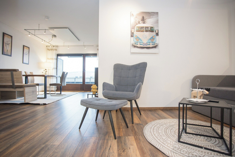 Living area, Apartment in Niedersfeld mit Balkon, Hochsauerlandkreis