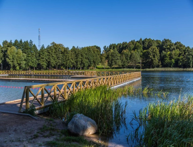 View from property 2, Holiday Apartment Right on the Lake, Giżycko