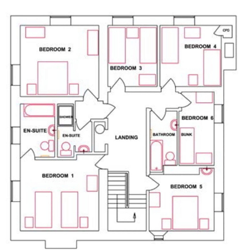 Floor plan 2, Holiday Home Near Slapton Sands, No Deposit, Devon