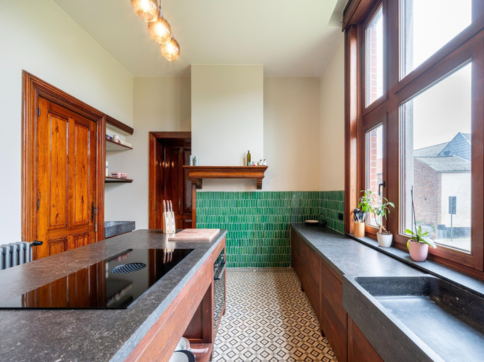 Private kitchen 3, Picturesque Mansion With Garden in Tongeren, Limburg