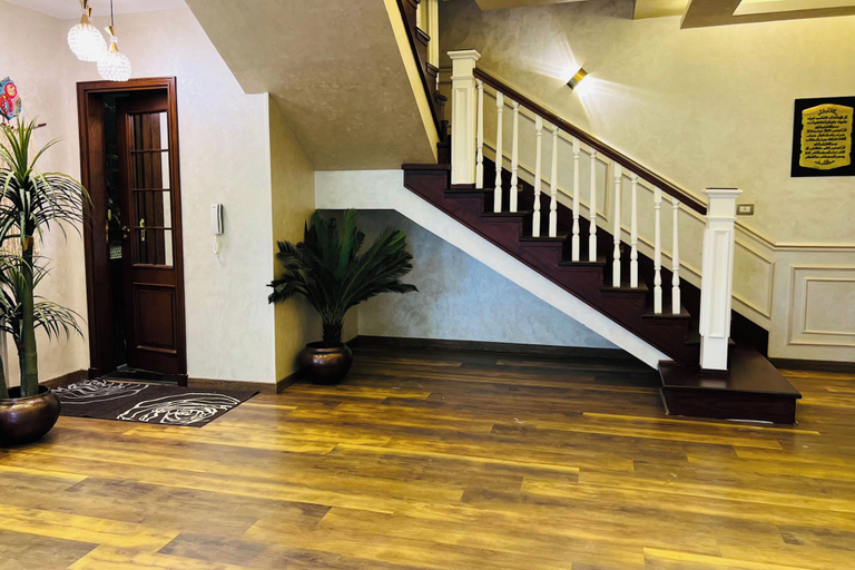 Handrails in stairways, ALSAWAH 3-Bedroom Duplex with Garden - Eastown Sodic, New Cairo, New Cairo City