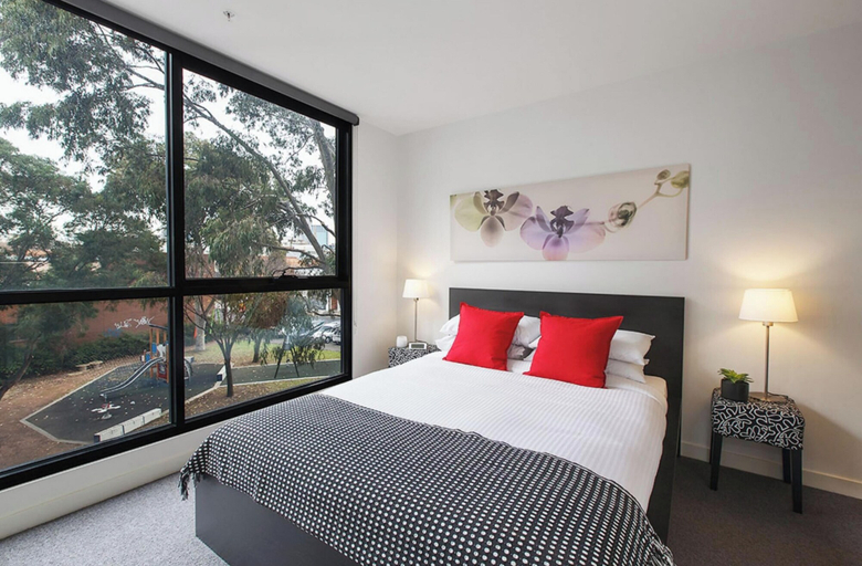 Bedroom 3, 2 bed Apartment in Trendy Collingwood, Melbourne