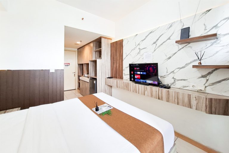 Bedroom 2, Great Deal Studio Apartment at M-Town Residence By Travelio, Tangerang