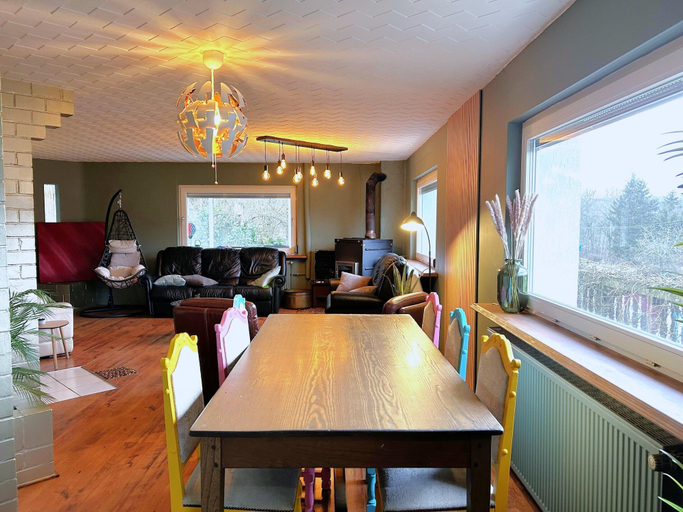 Living room 2, Holiday Home With Garden in Sankt Vith, Liège