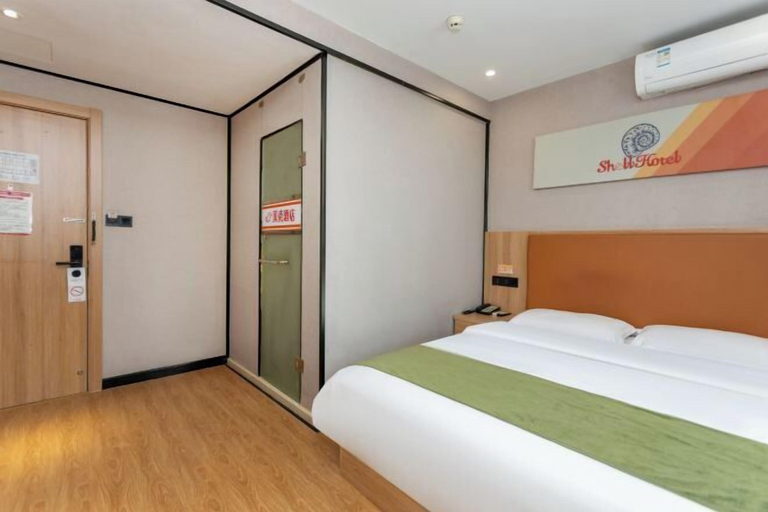 Bedroom 3, Shell Hotel (Shanghai Minhang Beiqiao Metro Station), Shanghai