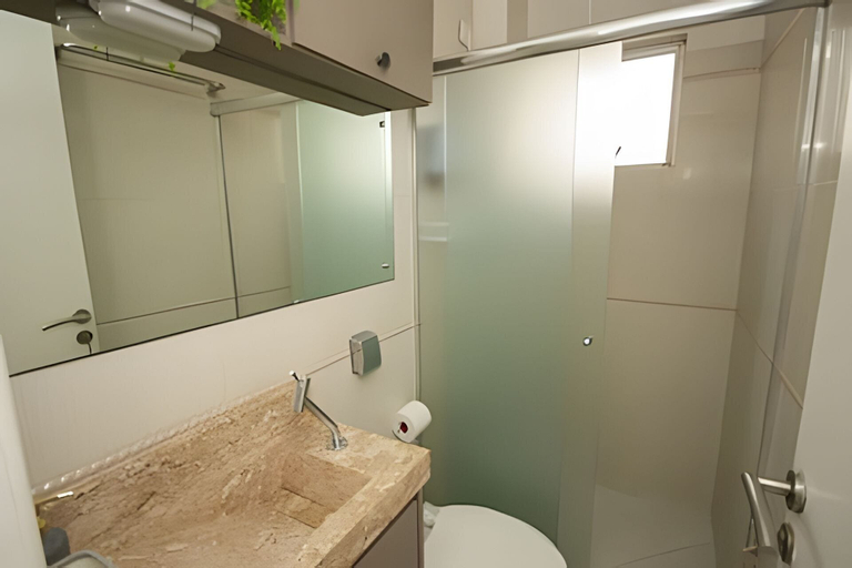 Bathroom 3, APTO decorado 5 hospedes AC e piscina, Foz do Iguaçu