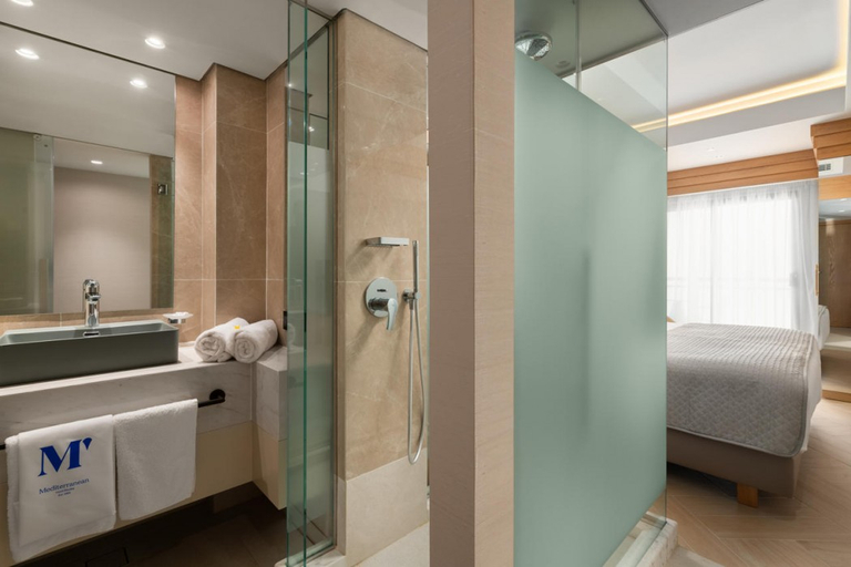 Bathroom 4, Mediterranean Hotel Rhodes, South Aegean