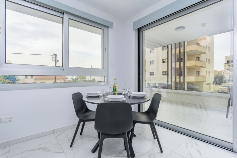 Dining 2, Mirage 2-BR Apt. & Balcony in Larnaca, Larnaca