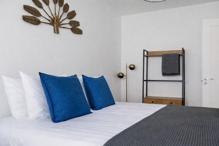 Bedroom 2, City center with Free parking and Sauna, Tallinn