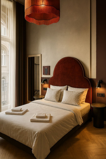 Room 5, Maroon & Moss Residence, Budapesti