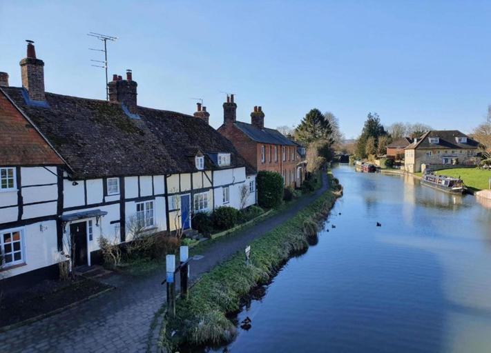 View from property 2, Cottage for 6 Guests in Woolton Hill, Hampshire