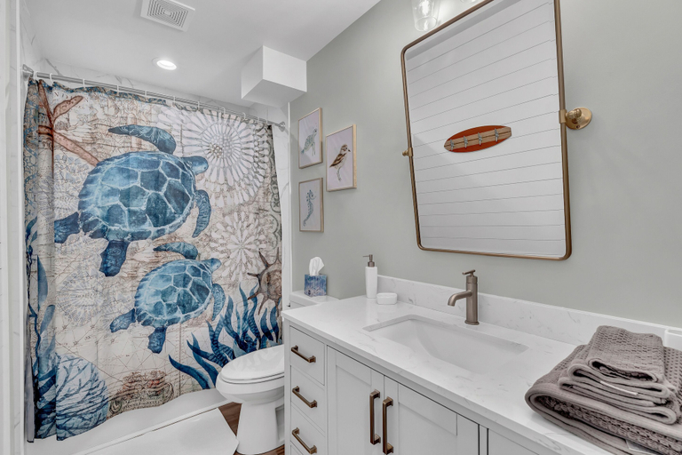 Bathroom 4, Oceanwatch Cottage by Topsail Realty, Pender