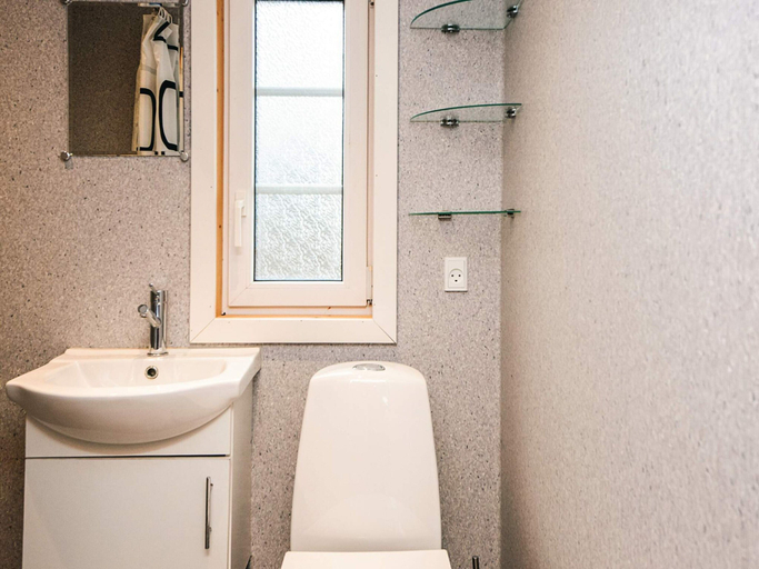 Bathroom, 4 Person Holiday Home in Ansager, Varde