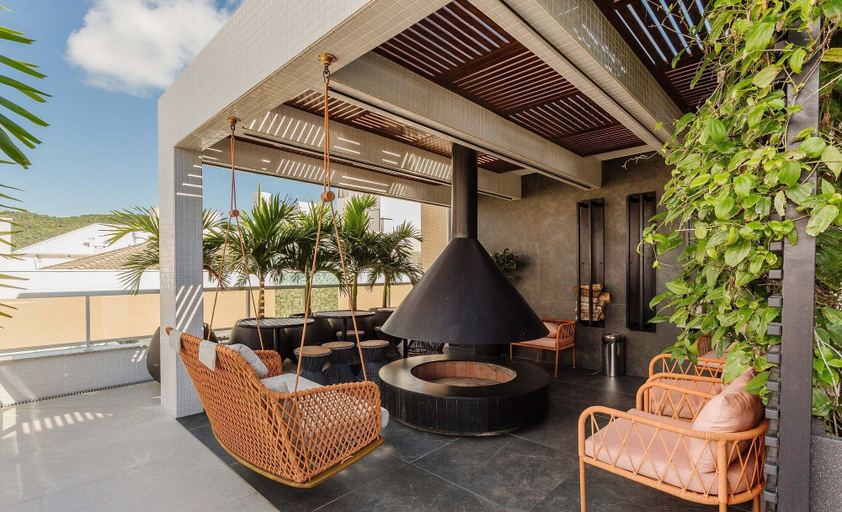 Terrace/patio, Full Apartment at Ingleses Beach-sc Gge203, Florianopolis