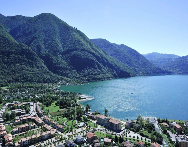 View from property 2, Flat in Porlezza With Mountain View, Como