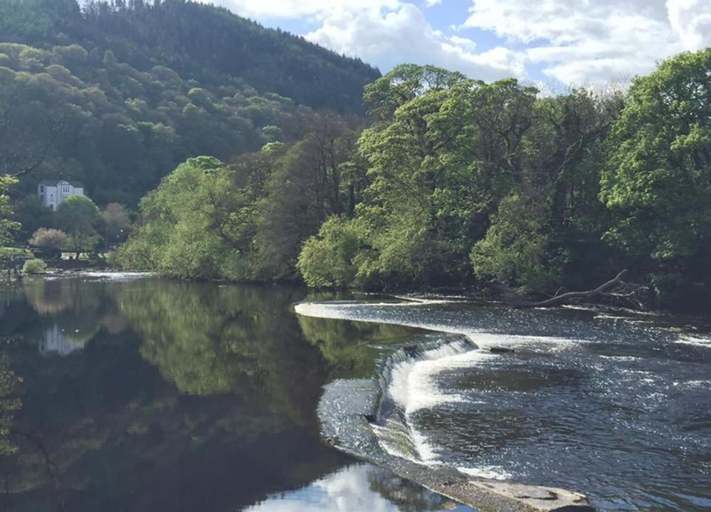 View from property 4, Cottage in Dee Valley Near Castell Dinas Bran, Denbighshire