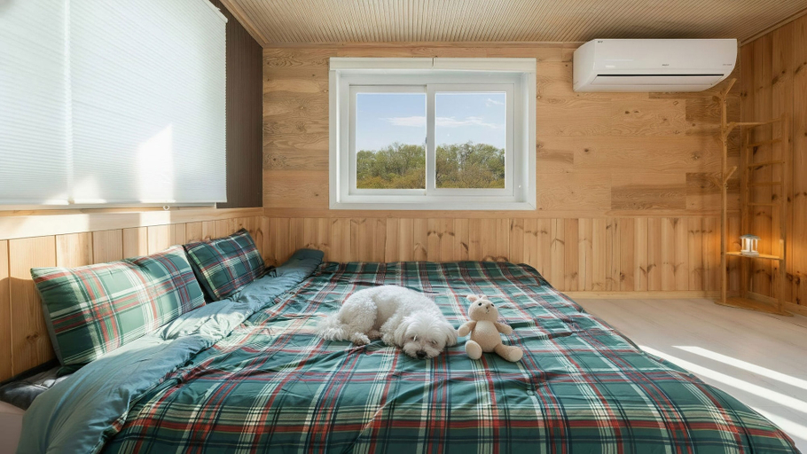 Bedroom, Chaesonghwa Glamping in Yeongcheon, Yeongcheon