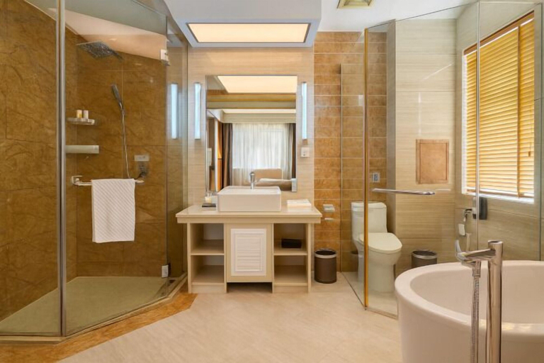 Bathroom 3, Jiaozishan Resort Hotel, Kunming