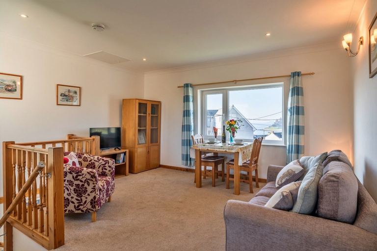 Living room 3, Maisonette in Marazion With St Michael's View, Cornwall