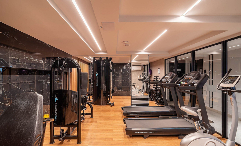 Fitness facility 2, Oceanfront Studio in Building w/ Pool Bre0116, João Pessoa