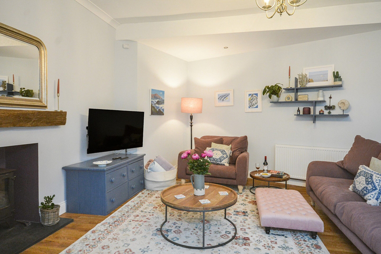 Living room 3, Charming Holiday Home in Kingsand, No Deposit, Cornwall