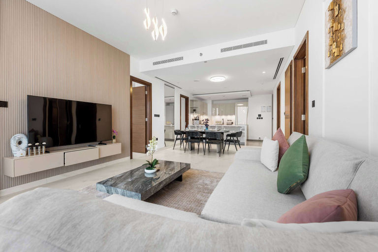 Room 3, Stayshort - 3 Bed in Meydan Sleeps 7 With Skyline Views, Dubai