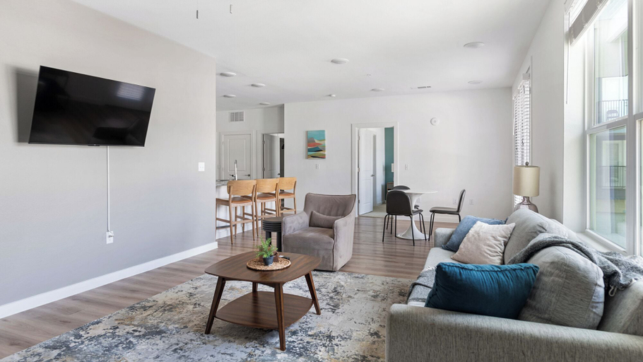 Living area 2, Landing Apartments Garland, TX, Dallas