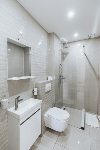Bathroom 3, Aurelia Pool Apartments, Novalja