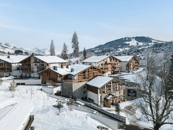View from property 2, Apartment With Mont Blanc View & Spa, Haute-Savoie