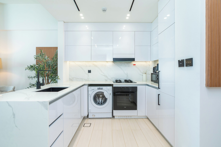 Private kitchen 2, PVH - City View 1BR - Binghatti House, Dubai