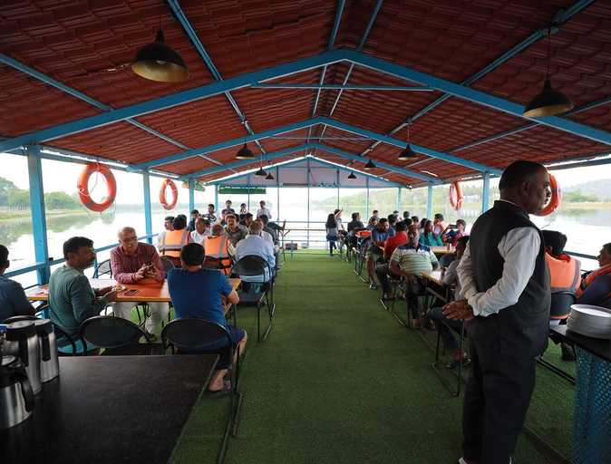 Outdoor dining 3, Jaladhama Resort, Mysore