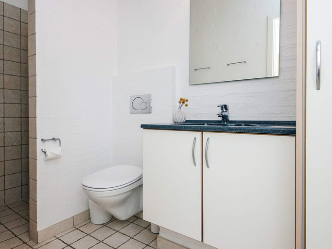 Bathroom, 4 Person Holiday Home in Blavand, Varde