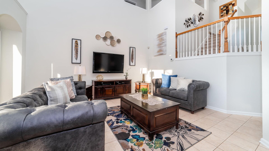 Living area 1, Windsor Palms Resort Vacation Home 5BR, Osceola