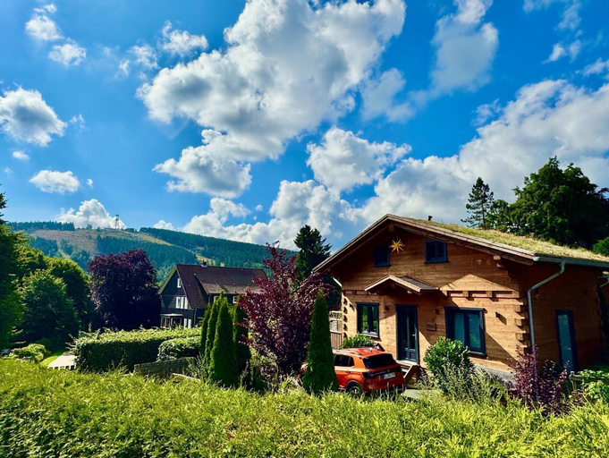 Exterior 2, Blockhutte im Harz mit Sauna und Kamin, Goslar