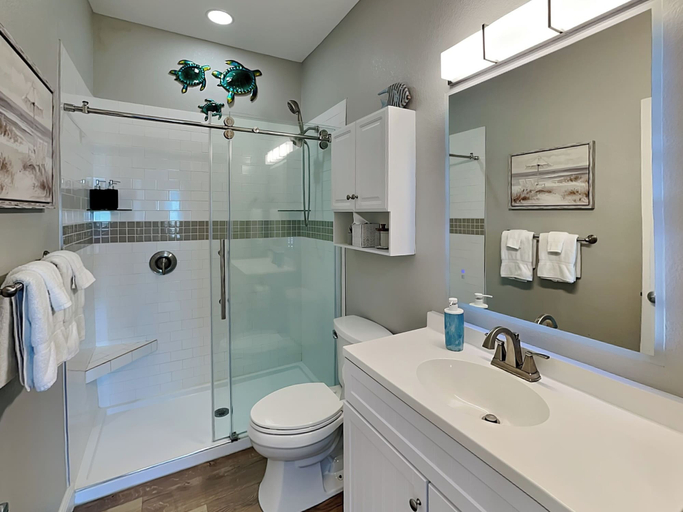 Bathroom, Inn at Turtle Cove by Miss Kitty’s, Aransas