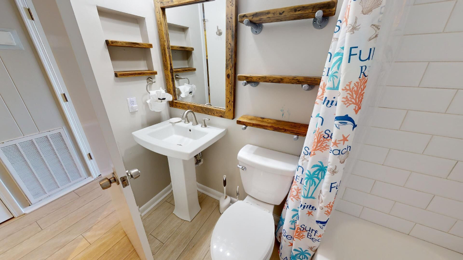 Bathroom 4, Beach Racquet B by Tybee Vacation Rentals, Chatham