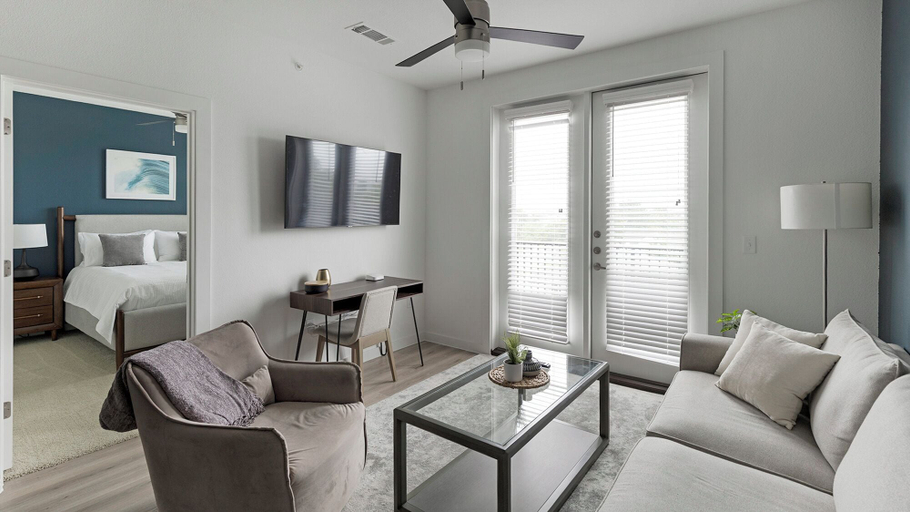 Living area 4, Landing Apartments Garland, TX, Dallas