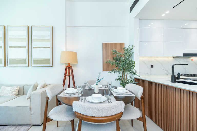 In-room dining 5, PVH - City View 1BR - Binghatti House, Dubai