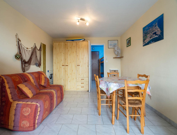 Living room 5, Studio in Cap D'agde Near Mediterranean Beaches, Hérault