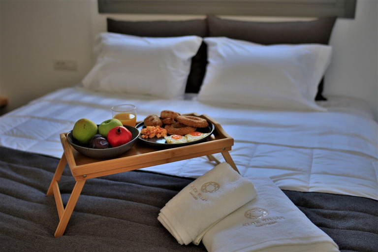 Bedroom 3, A Lux Villas Santorini, South Aegean