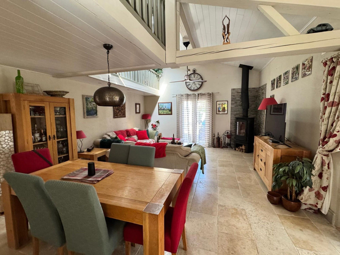 Living room 3, La Rocaille, House for 6 With Swimming Pool, Hérault