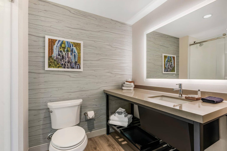 Bathroom 4, Cambria Hotel Portland - Pearl District, Multnomah